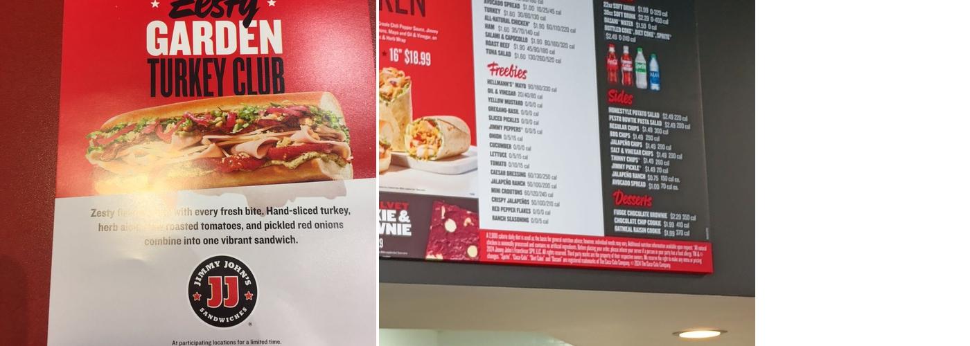 Jimmy John's Menu