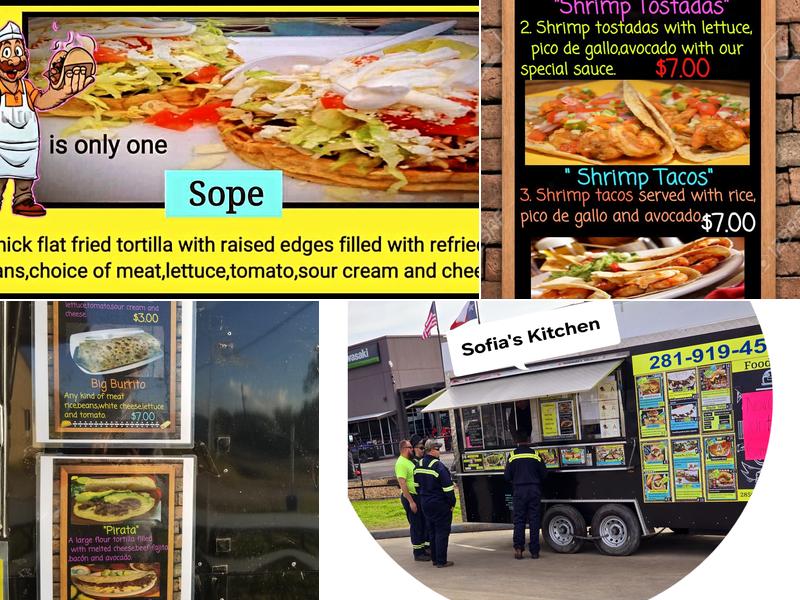 Sofia's Kitchen Menu