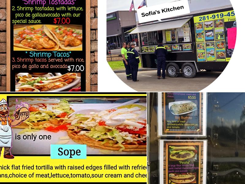 Sofia's Kitchen Menu