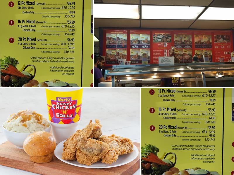 Hartz Chicken Buffet Menu