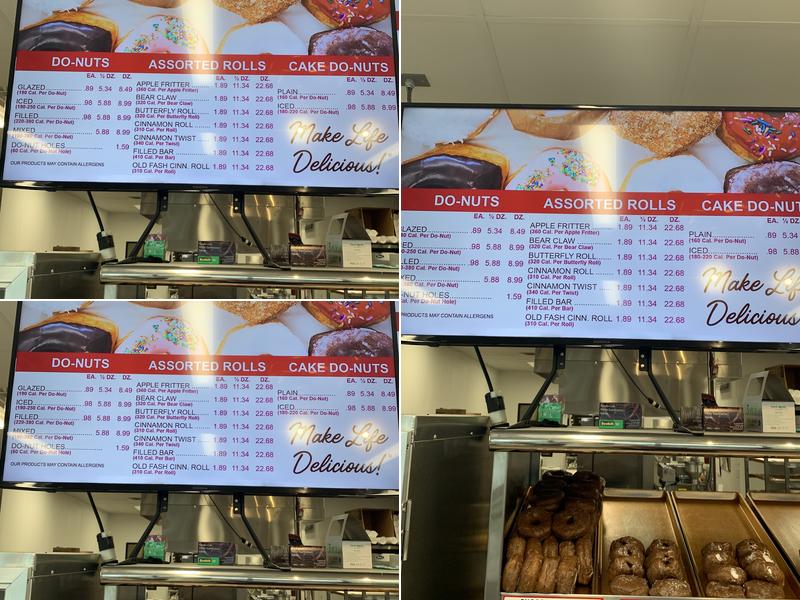 Shipley Do-Nuts Menu