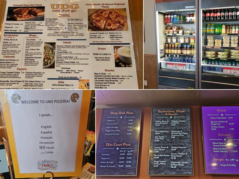 Uno Due Go Menu