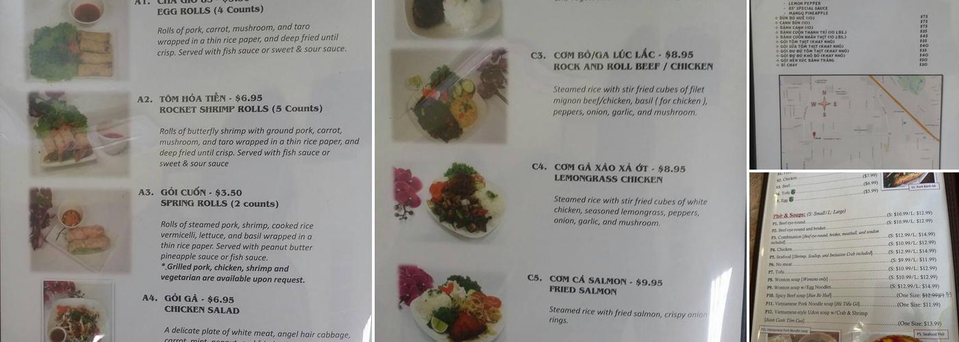 Pho 89 Menu