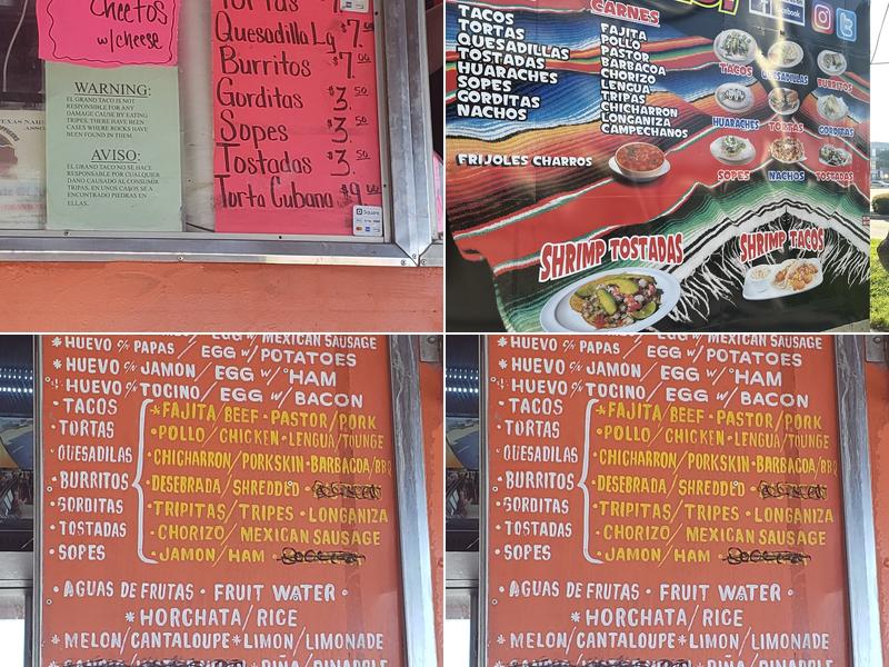Loz Lokoz Takoz (Food Truck) Menu