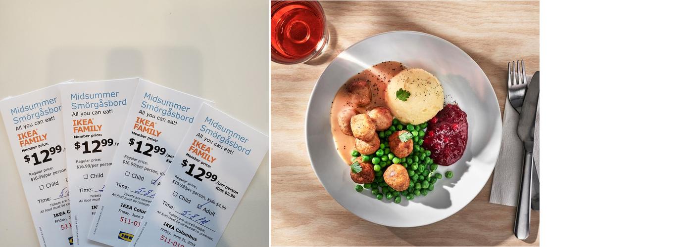 IKEA Restaurant Menu