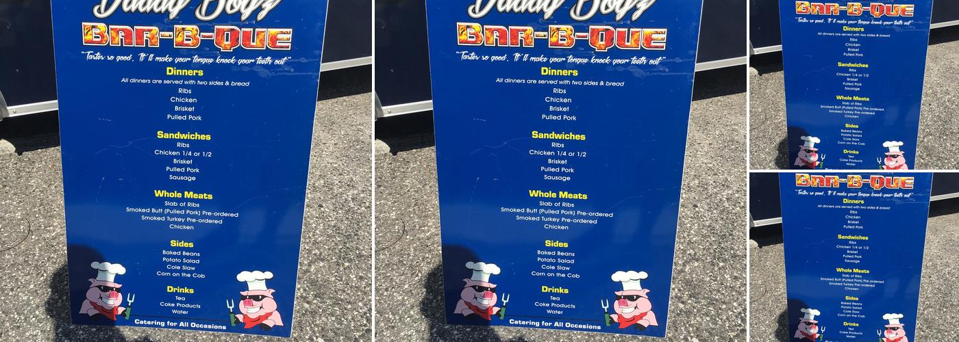 Daddy Boyz Bar-B-Que Menu