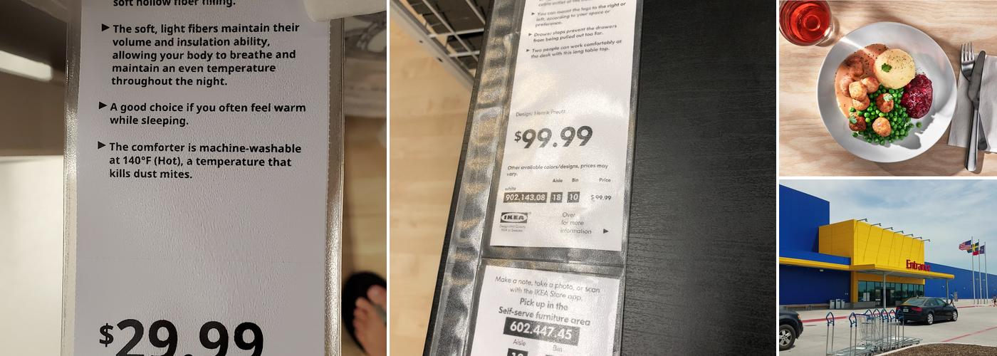 IKEA Restaurant Menu