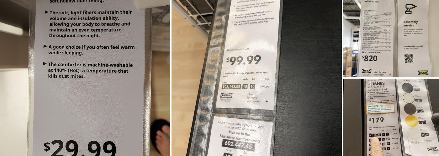 IKEA Restaurant Menu