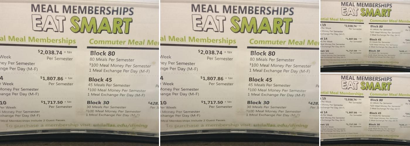 Dining Hall West Menu