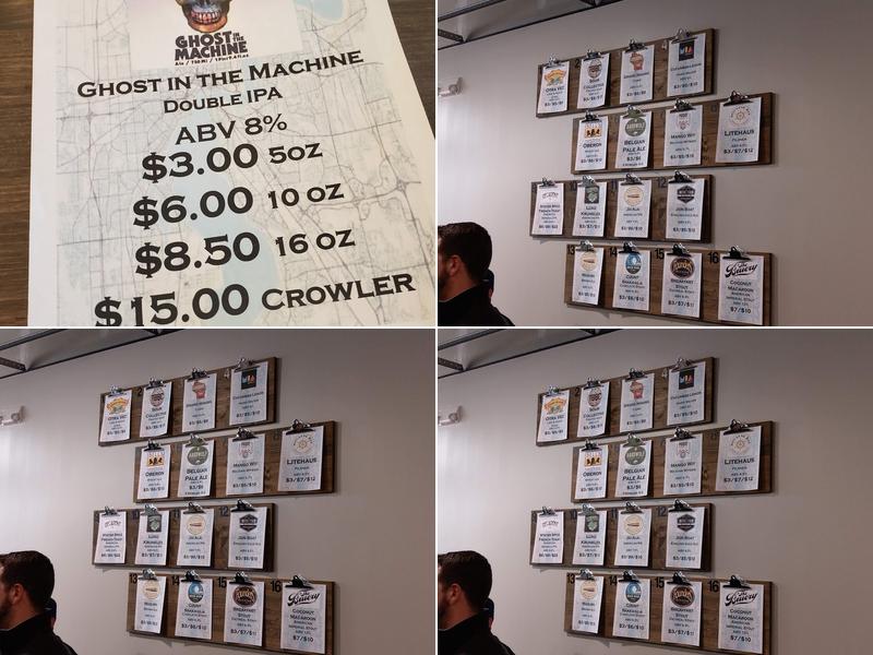 9 Zero Pour Menu