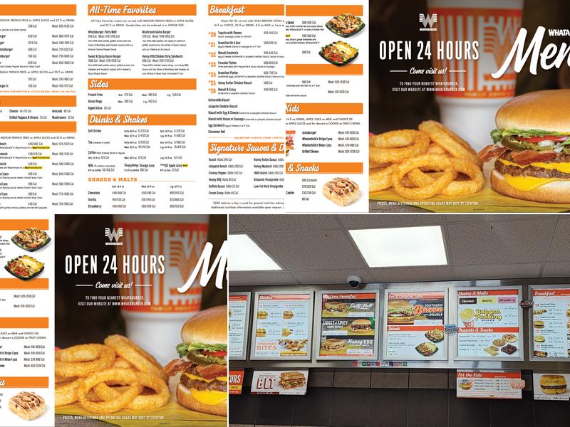 Whataburger Menu
