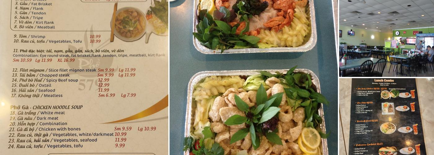 Pho 579 Menu