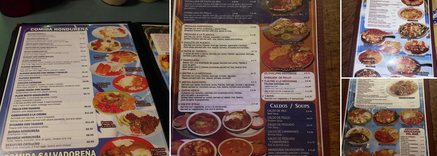 El Pollo De Oro Menu