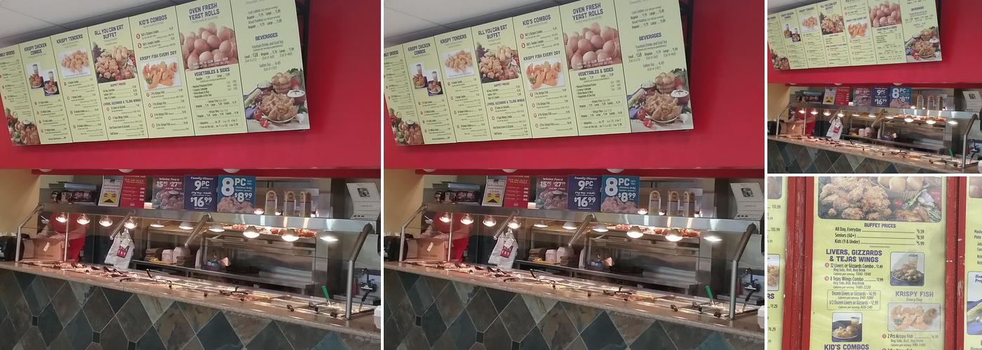 Hartz Chicken Buffet Menu