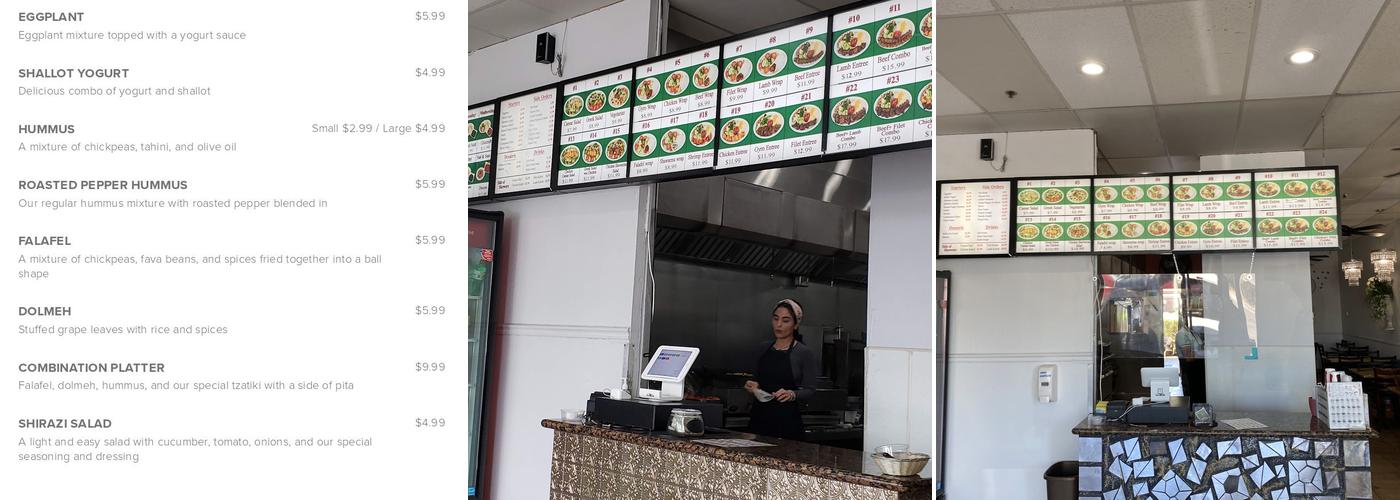 ZK Grill Menu