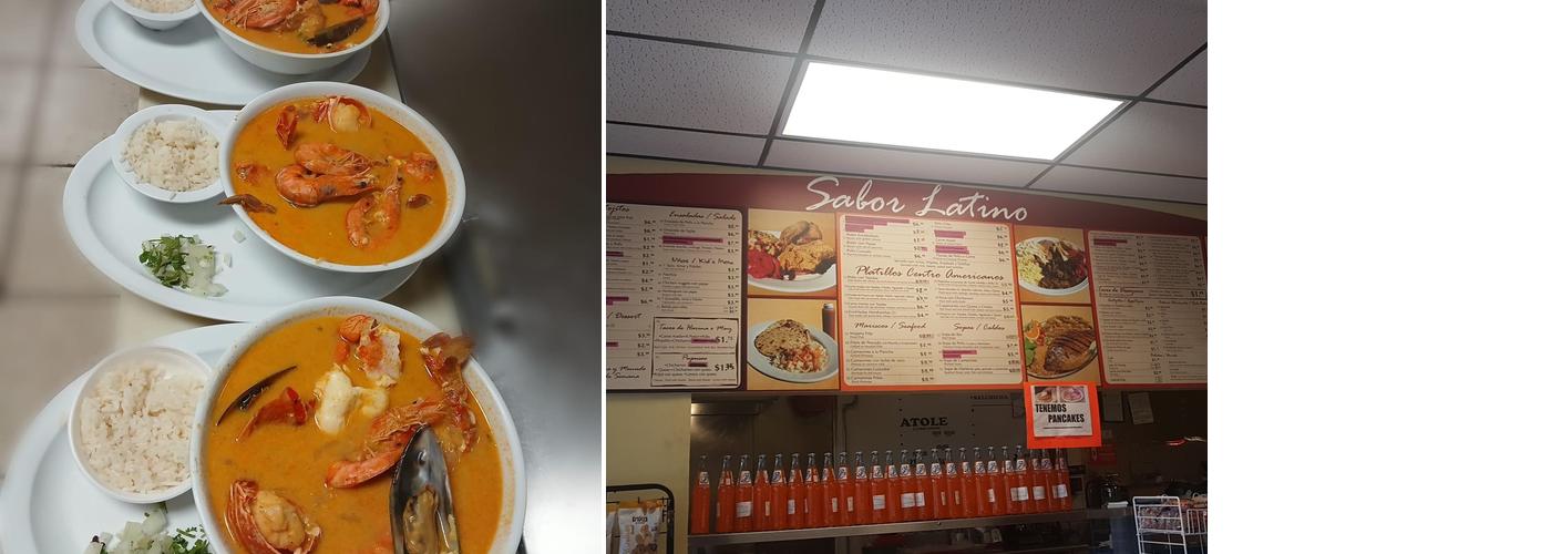 Sabor Latino Menu