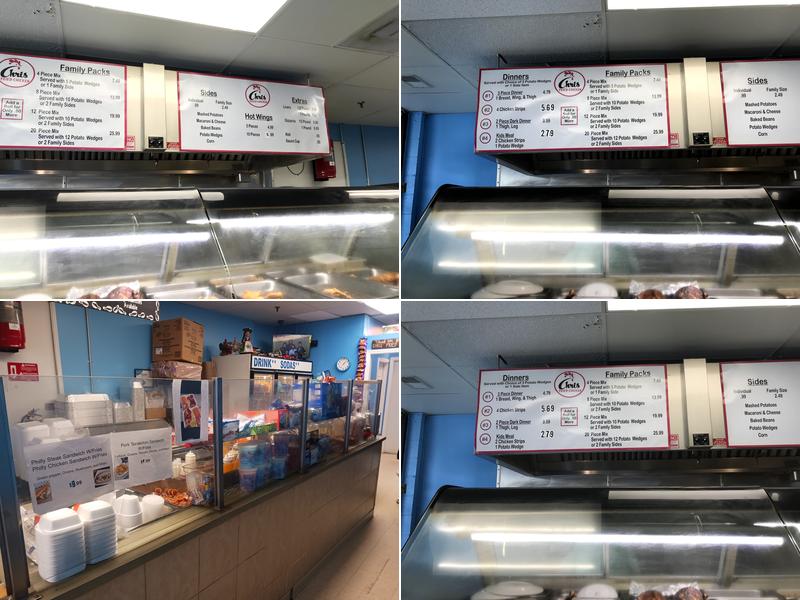 Chris Fried Chicken Menu