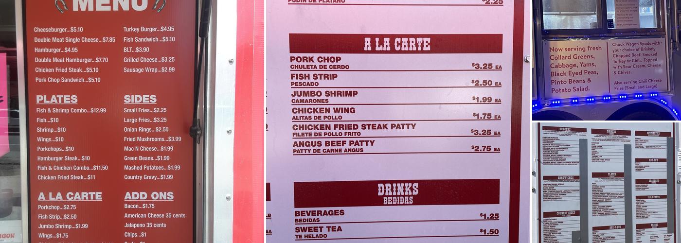 DnB chuckwagon Menu