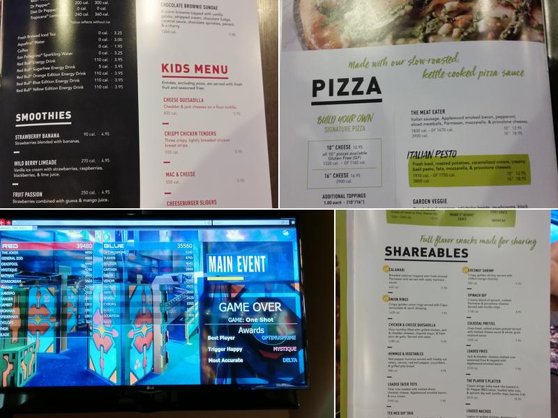 Main Event Tempe Menu