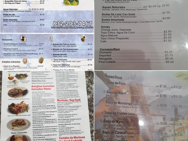 Baleadas Express Menu