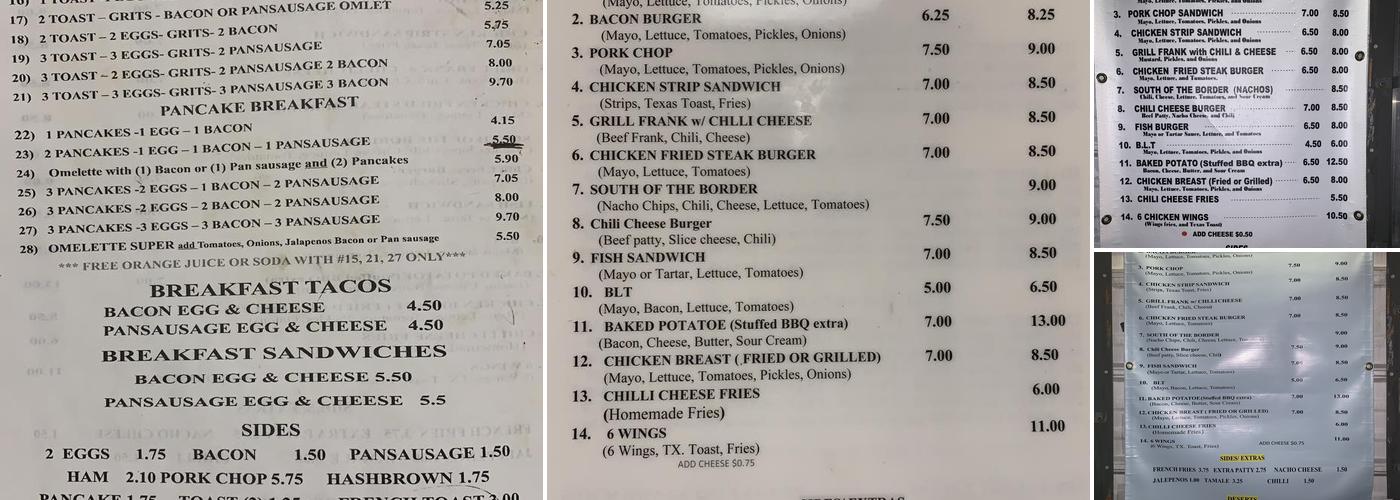 Hot Stop Menu