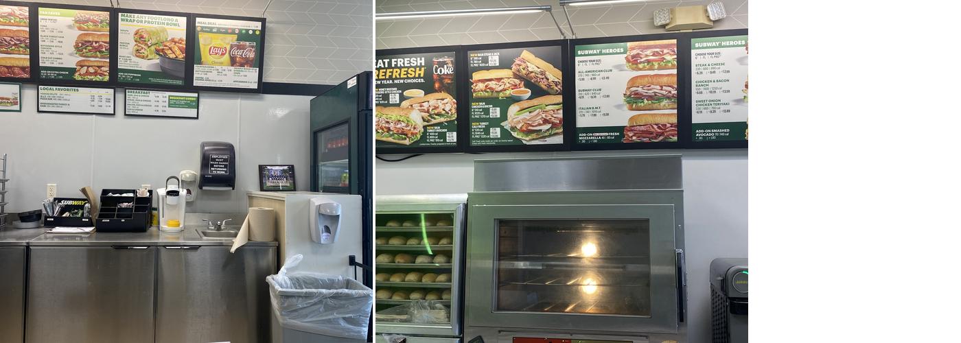 Subway Menu