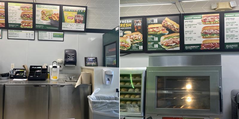 Subway Menu