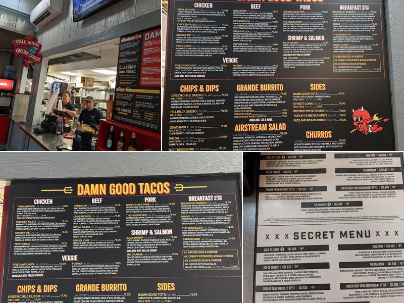 Torchy's Tacos Menu