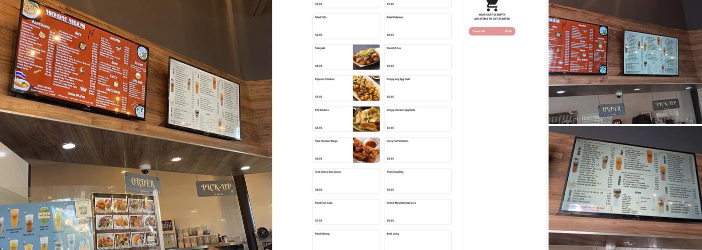 Moom Muum Menu