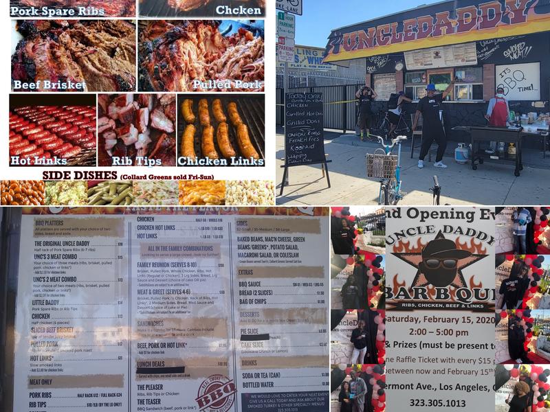 UncleDaddy BBQ Menu