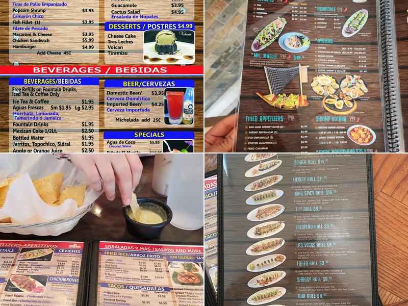 El Muelle Menu