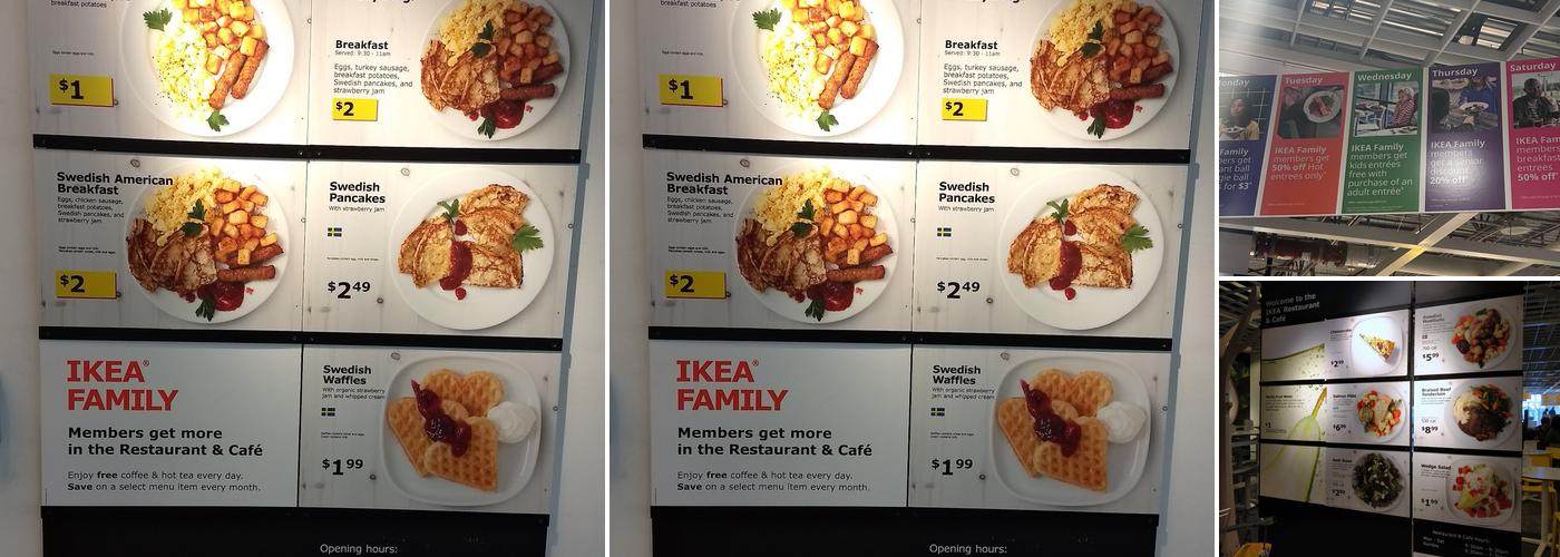 IKEA Restaurant Menu