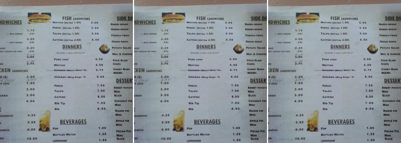 J.T.'s Sweet Potato Pies & Heavenly Kitchen Menu