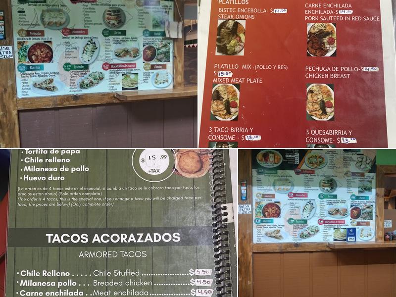 El Taco Acorazado Menu