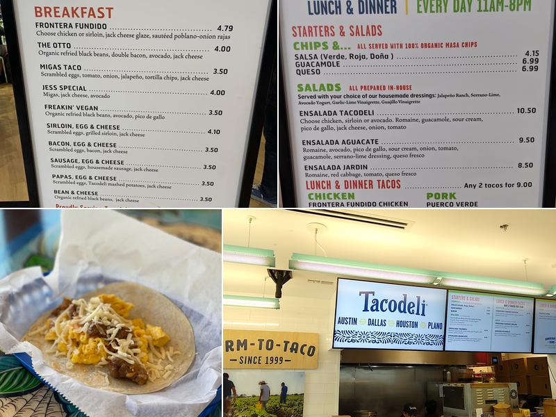 Tacodeli Menu