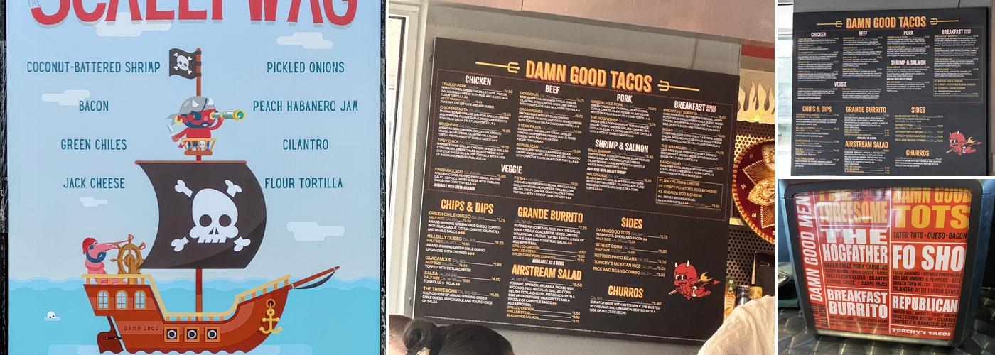 Torchy's Tacos Menu