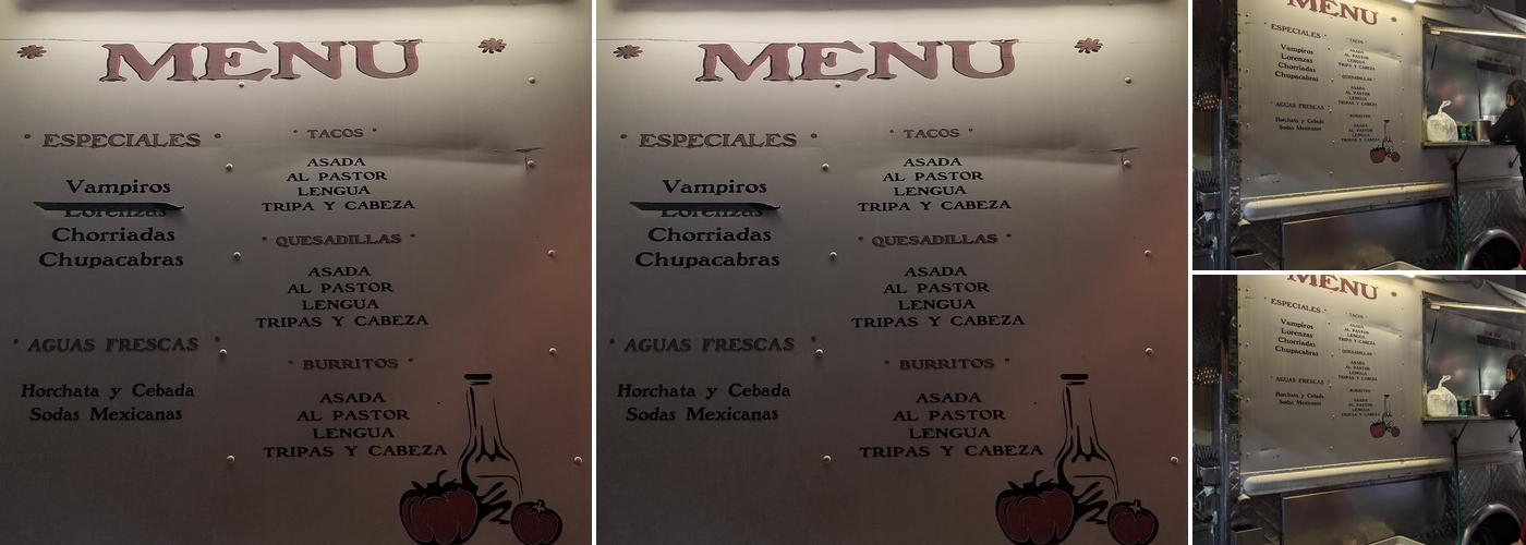 Tacos Chava Menu