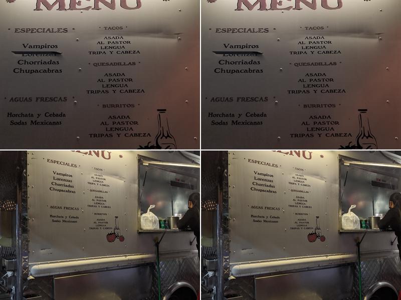 Tacos Chava Menu