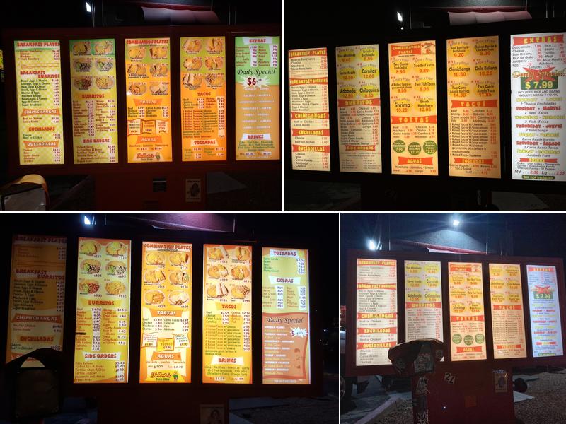 Rolbertos Menu