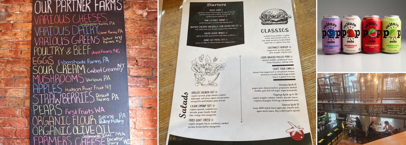 The Couch Tomato Café, Manayunk Menu