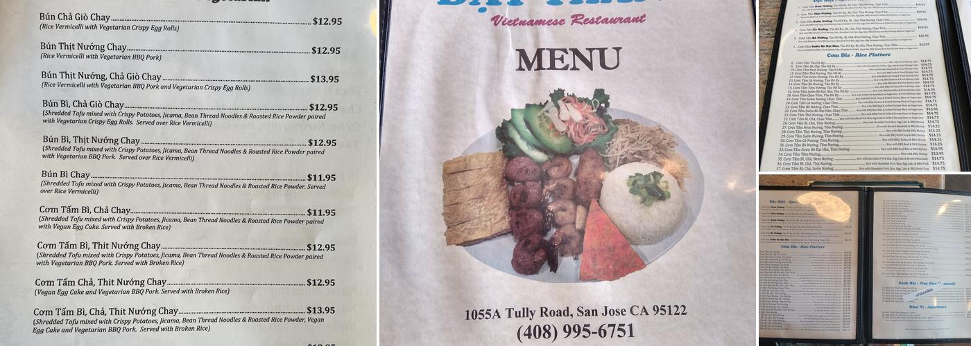 Com Tam Dat Thanh Menu