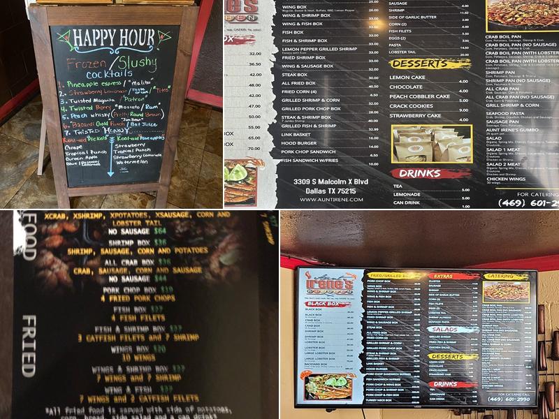 Tiny's Kitchen Menu