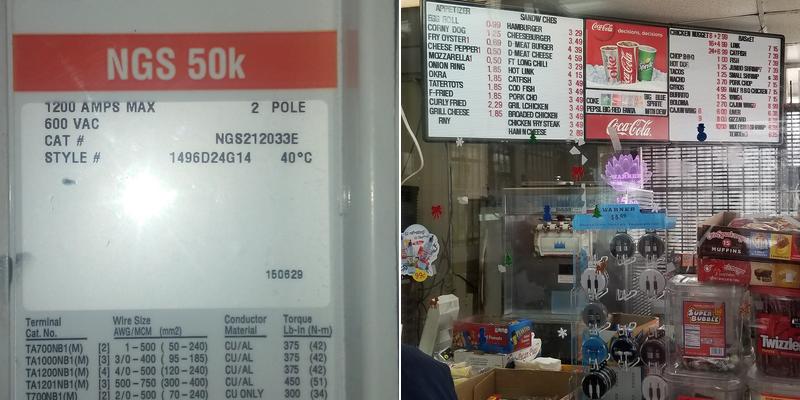 Good Luck Drive In Menu