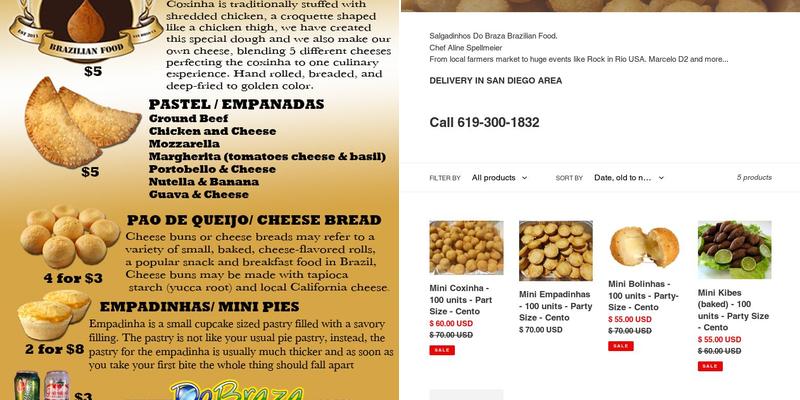 Do Braza Brazilian Food Menu