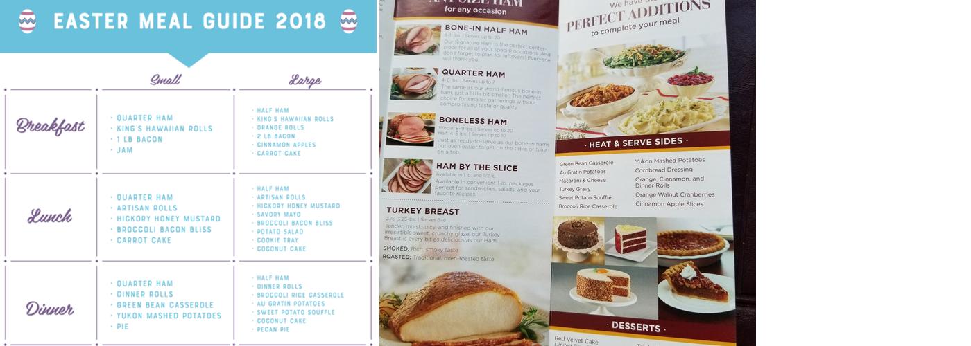 The Honey Baked Ham Company Menu