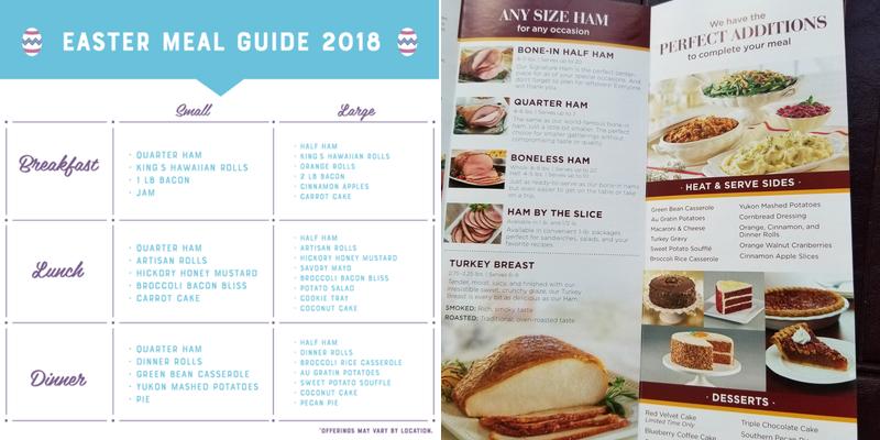 The Honey Baked Ham Company Menu