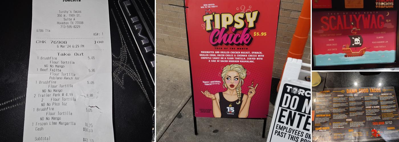 Torchy's Tacos Menu