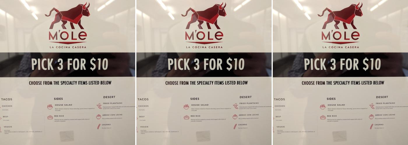 Mole Menu