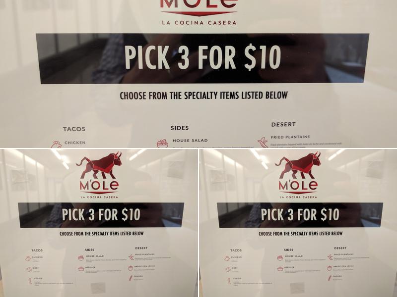 Mole Menu