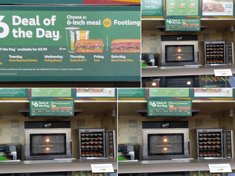 Subway Menu